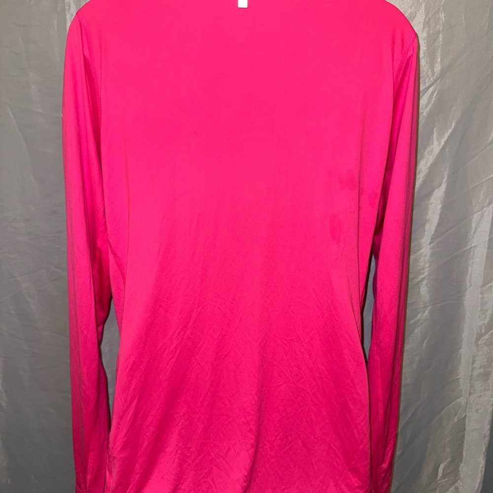 Nike Women's Vibrant Pink Long Sleeve Tee - Picture 2 of 8